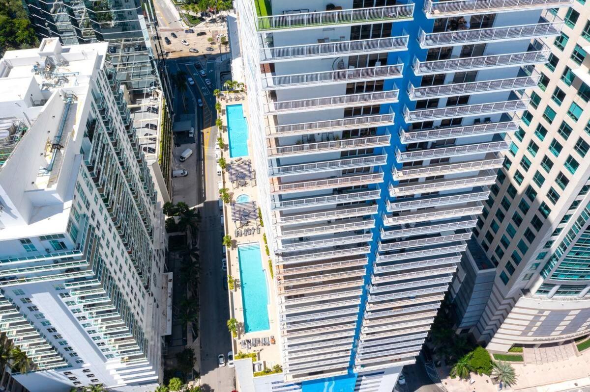 Upscale Brickell 3 Bedroom With Water Views And Free Parking Miami Exterior photo