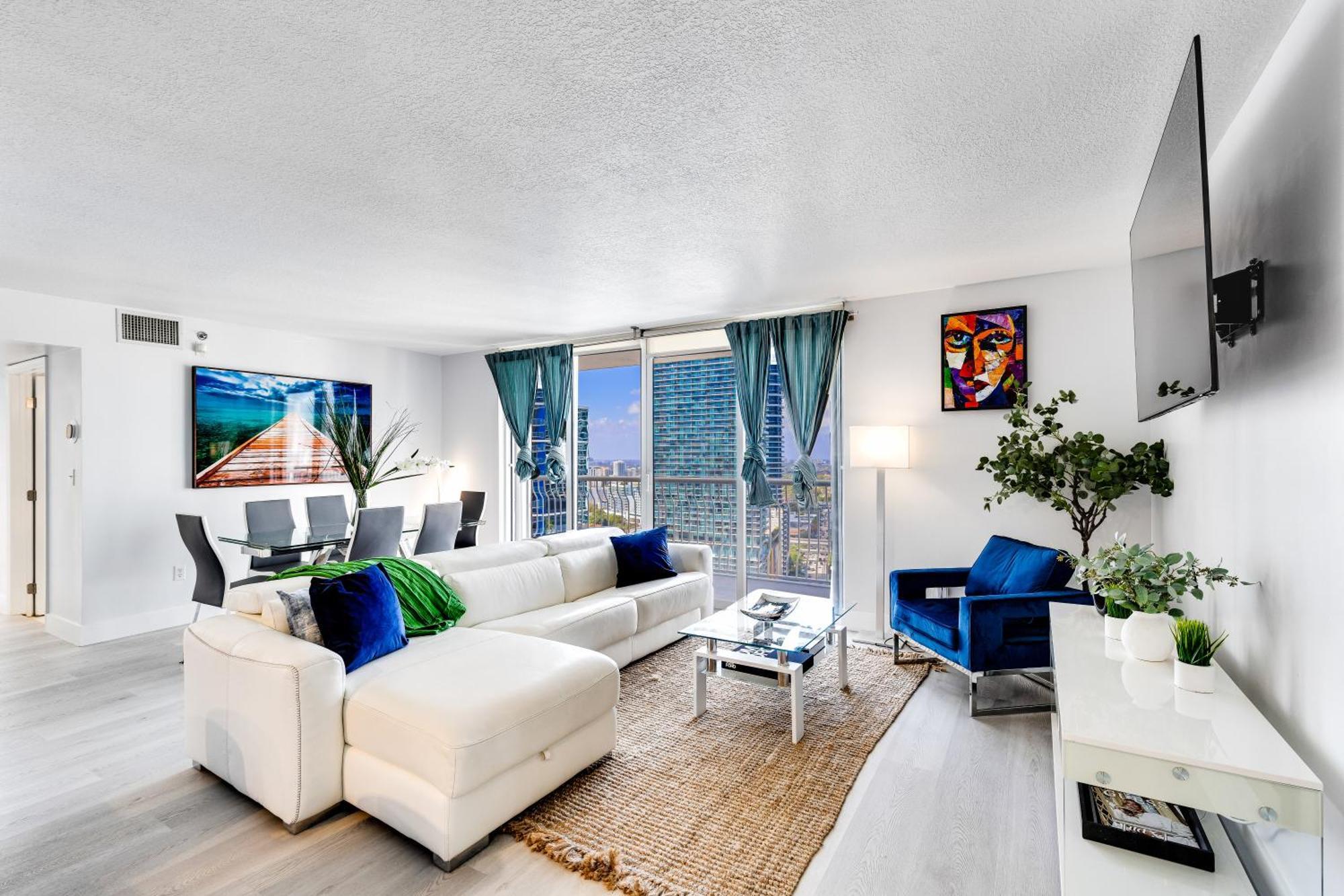 Upscale Brickell 3 Bedroom With Water Views And Free Parking Miami Exterior photo